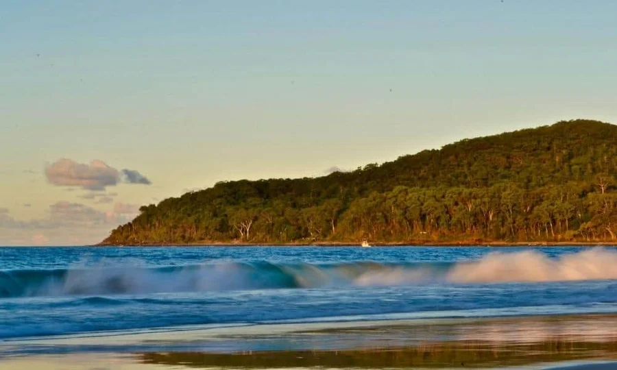 Noosa Main Beach in Queensland, Australia