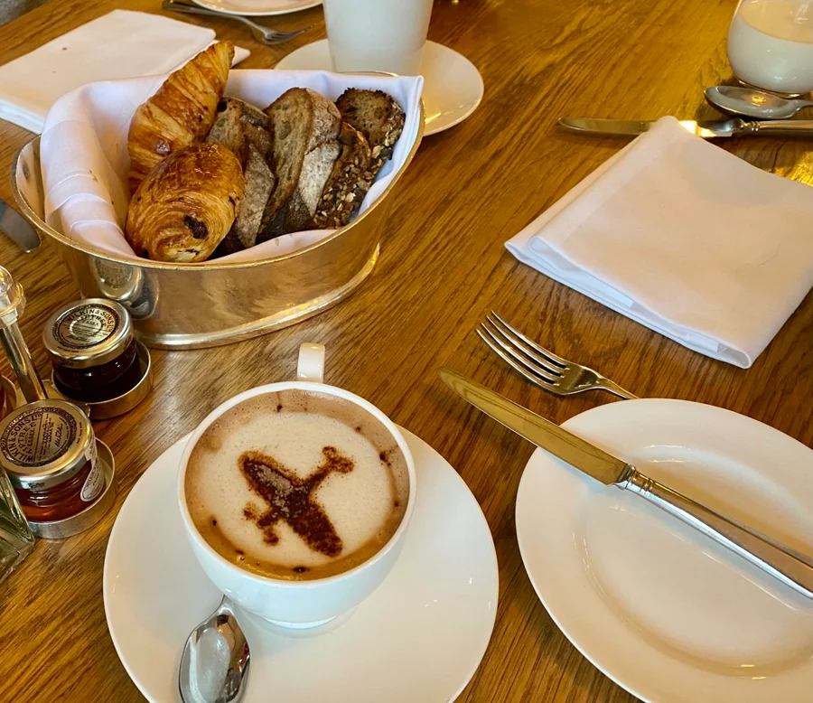 Freshly baked bread and pastries for breakfast at Beaverbrook