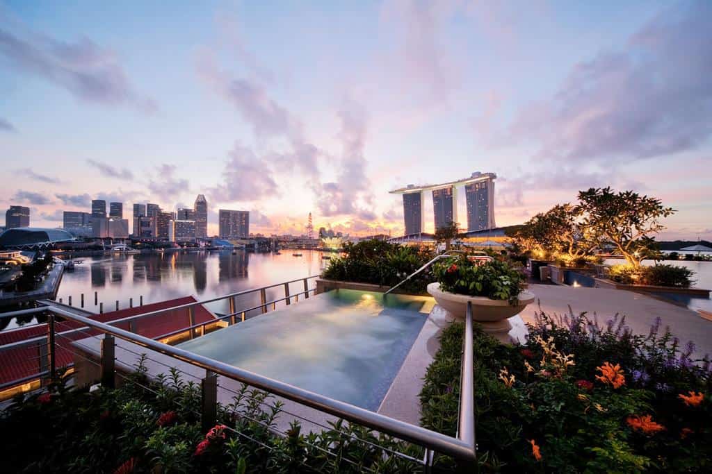 The Fullerton Bay Hotel Singapore.
